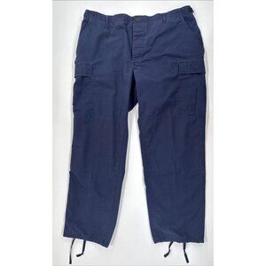 Propper Cargo Pants Mens XL 42x31 Blue Tactical Paratrooper Ripstop Utility Y2K